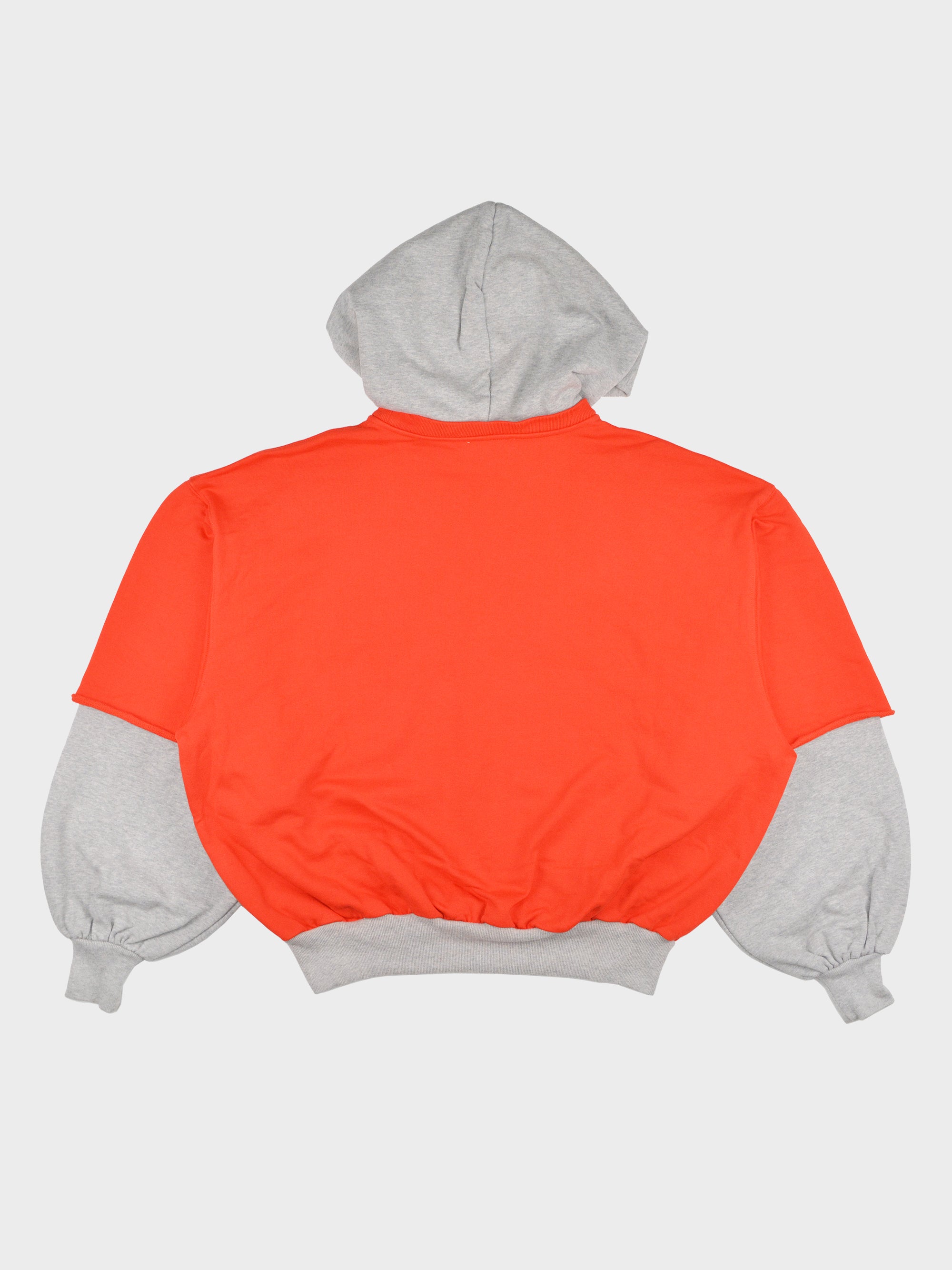 Gosha Rubchinskiy - S/S 2018 - combo hoodie (red) - size XS – 6ix