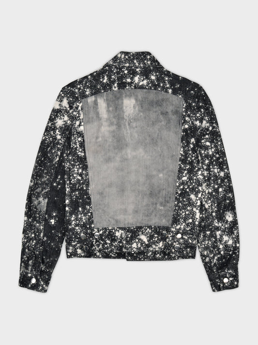 Gosha Rubchinskiy - A/W 2012 - splatter denim jacket - size S