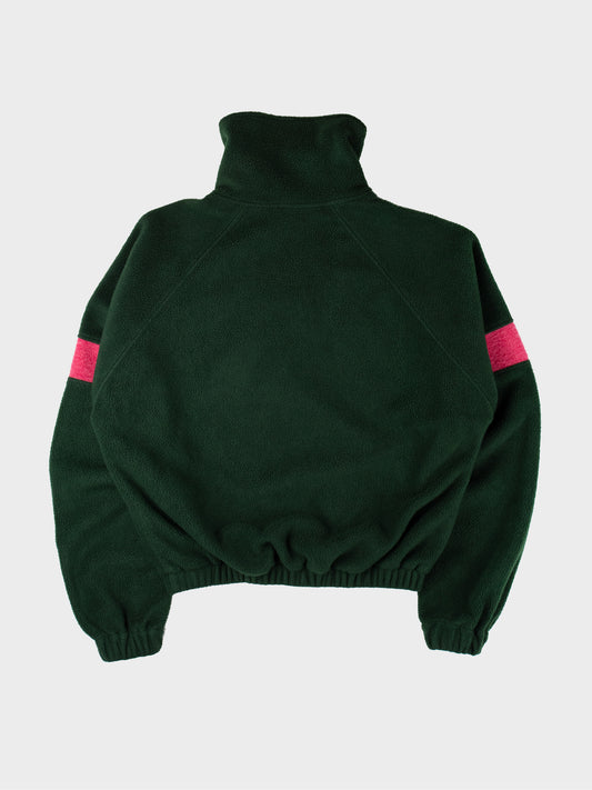Gosha Rubchinskiy - S/S 2018 - half-zip fleece (green) - size XS