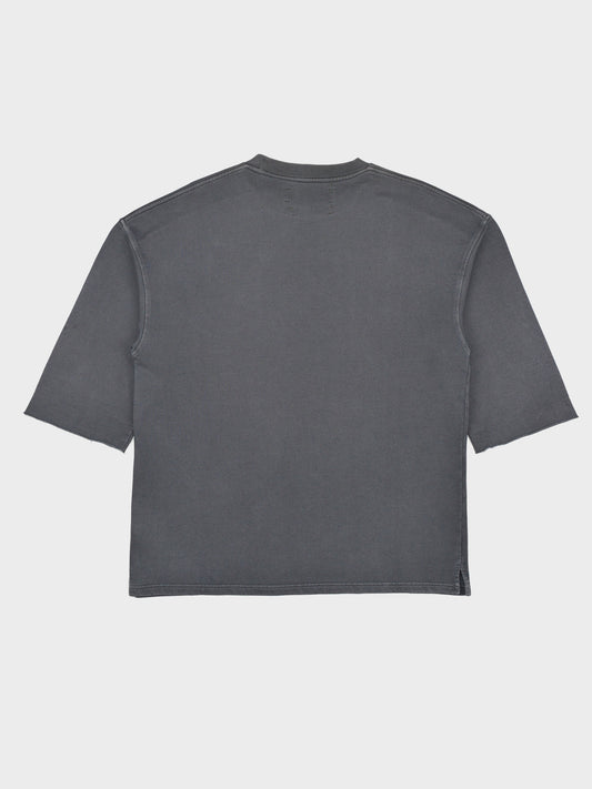 YEEZY Season 1 (2015) - Short Sleeve Crew Sweat (Caviar) - size XS