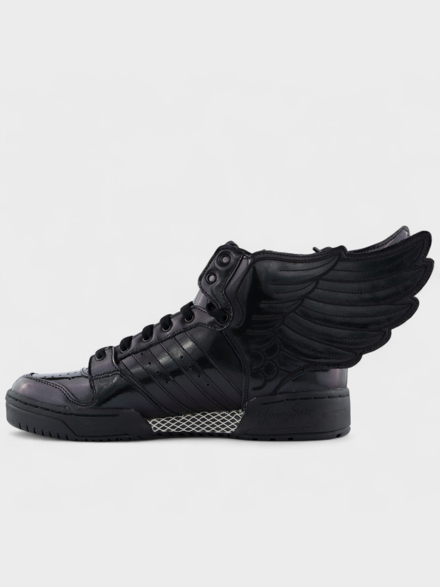 adidas Originals by Jeremy Scott - S/S 2013 - JS Wings 2.0 "Patent Black" - size 43 1/3