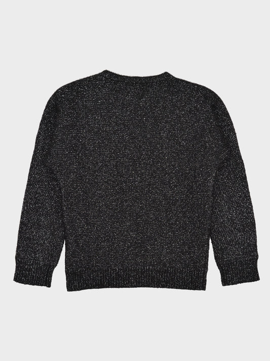 Gosha Rubchinskiy - A/W 2013 - metallic shoulder zip sweater - size S