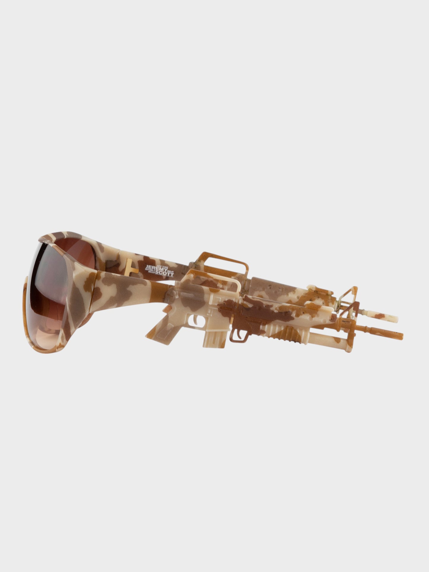 Linda Farrow X Jeremy Scott - S/S 2013 - army sunglasses (brown camo)