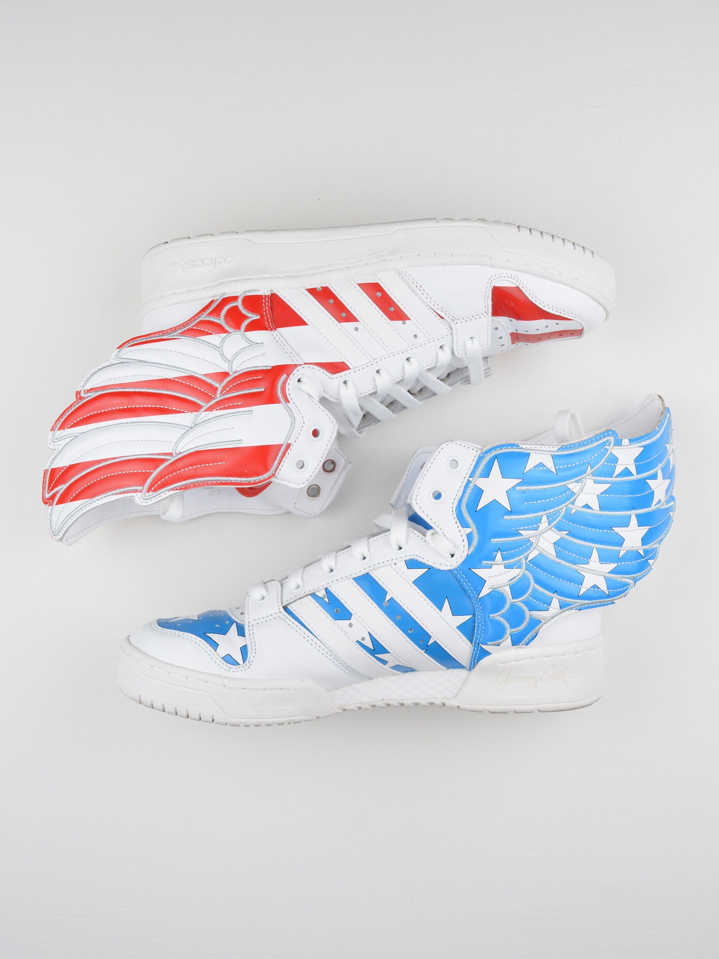 adidas Originals by Jeremy Scott - S/S 2012 - JS Wings 2.0 "Stars & Stripes" - size 42 2/3