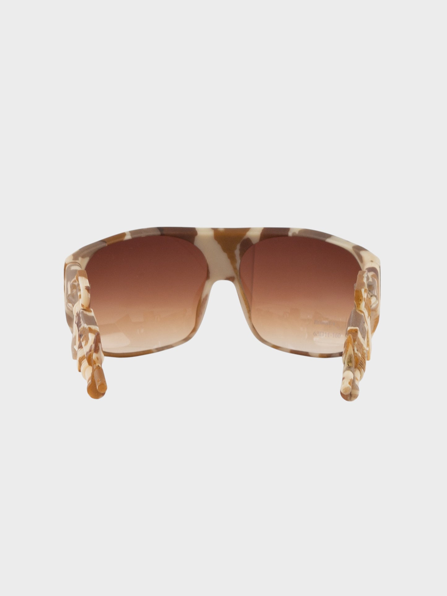 Linda Farrow X Jeremy Scott - S/S 2013 - army sunglasses (brown camo)