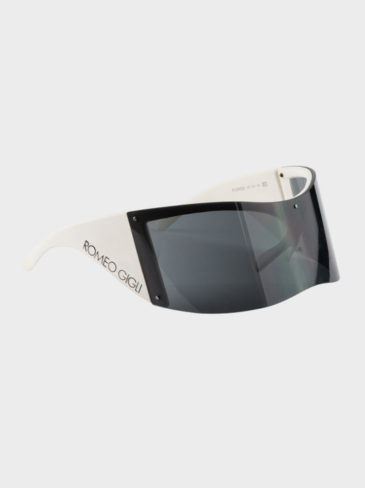 Romeo Gigli - 2006 - RG66502 shield sunglasses (white)
