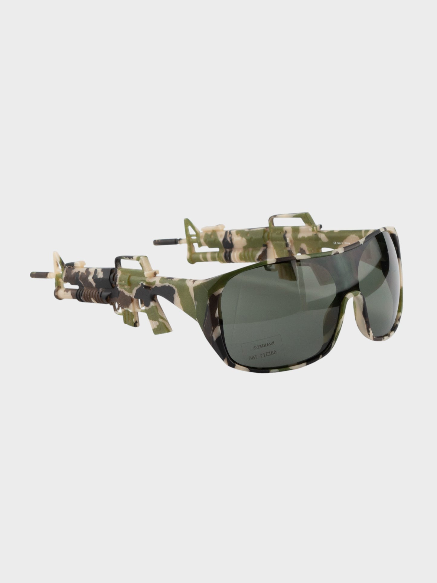 Linda Farrow X Jeremy Scott - S/S 2013 - army sunglasses (green camo)