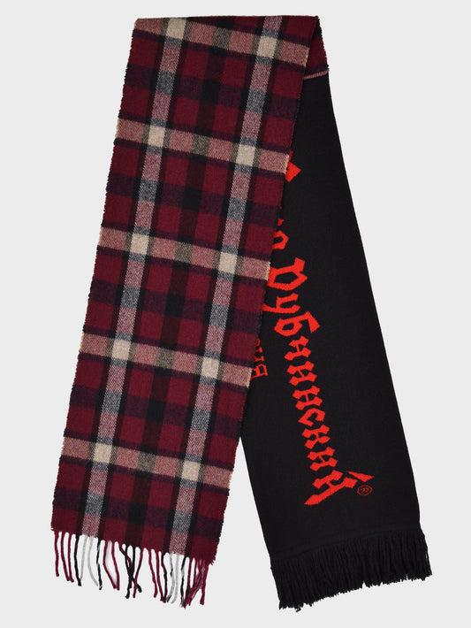 Gosha Rubchinskiy - A/W 2017 - hybrid scarf (black/red)