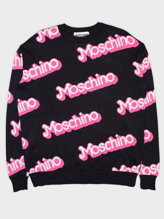 Moschino - S/S 2015 - Barbie oversized sweater (black) - women's size S
