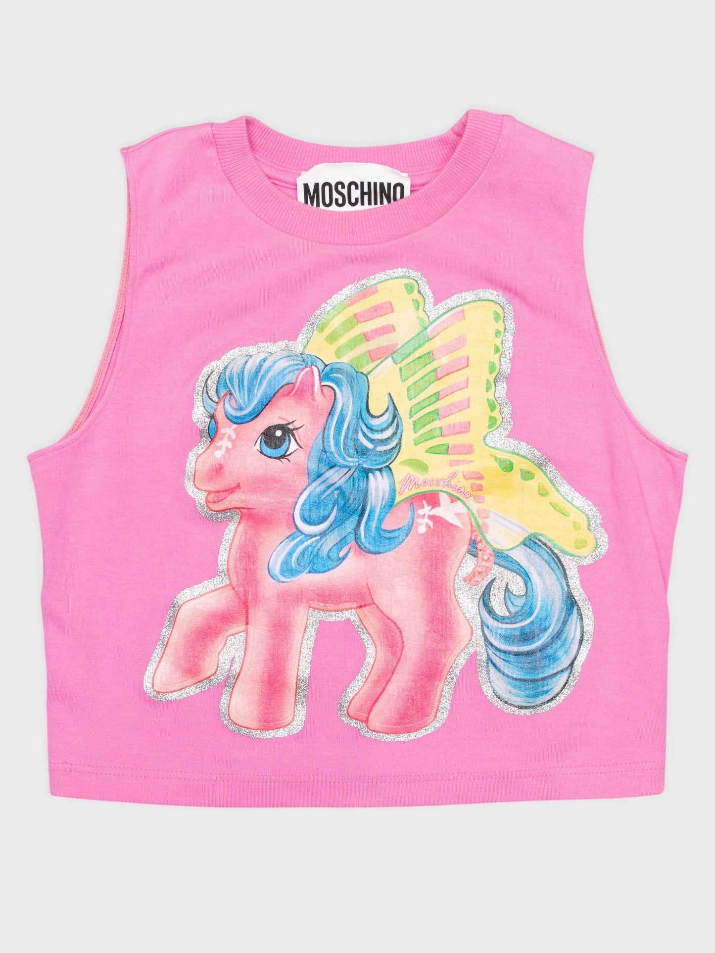 Moschino - S/S 2018 - My Little Pony crop top - size 36