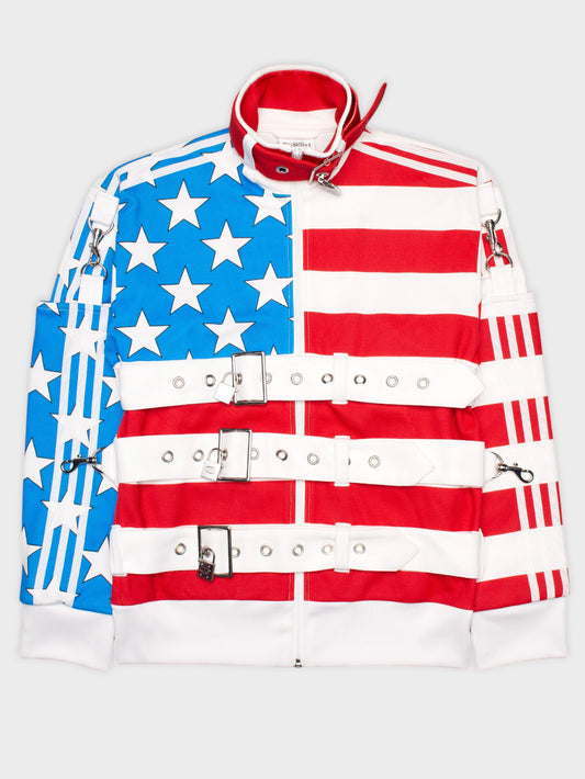 adidas Originals by Jeremy Scott - S/S 2012 - JS Stars & Stripes Track Top - men's size S