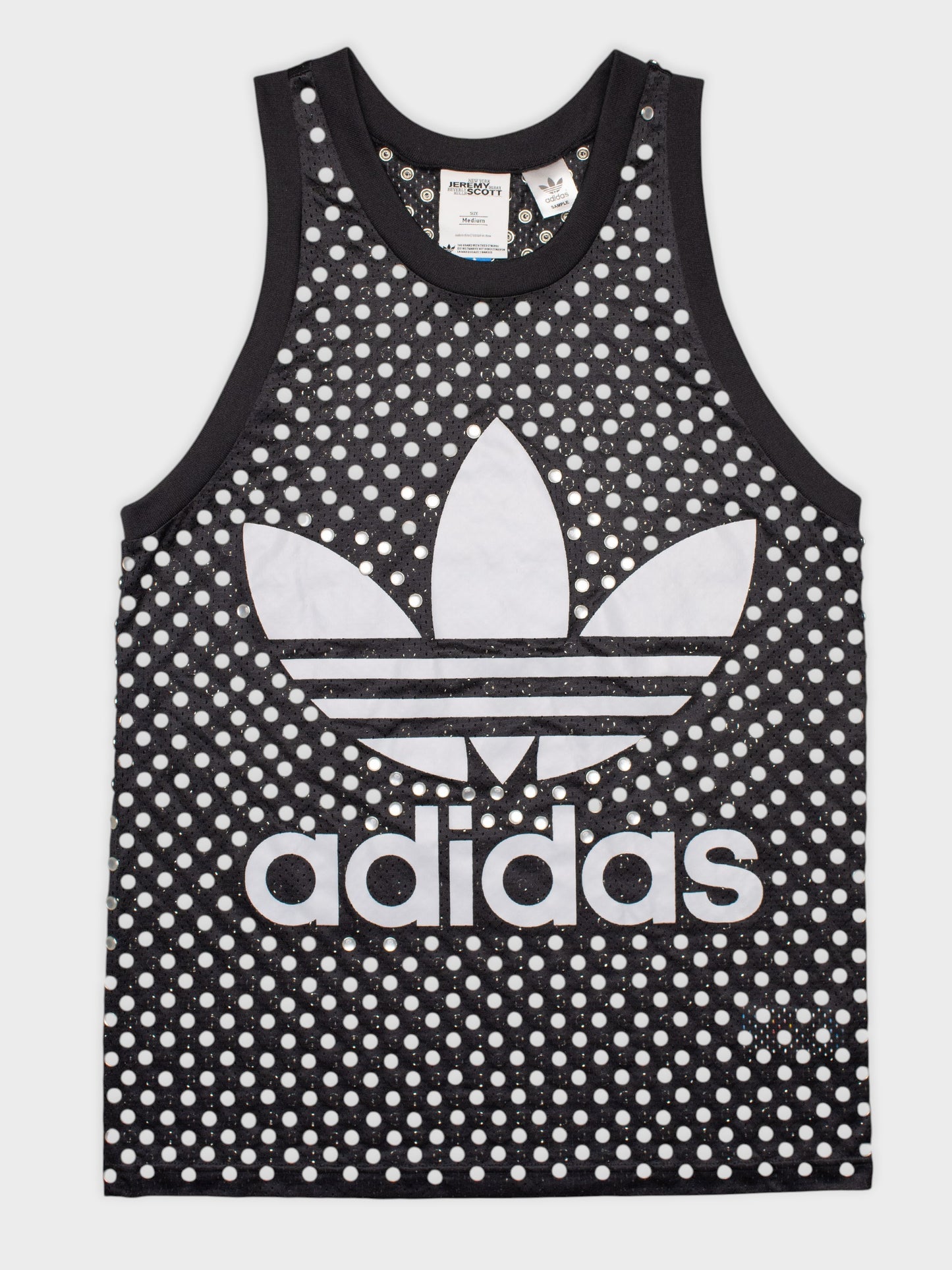adidas Originals by Jeremy Scott - A/W 2010 - (sample) studded tank top - men's size M
