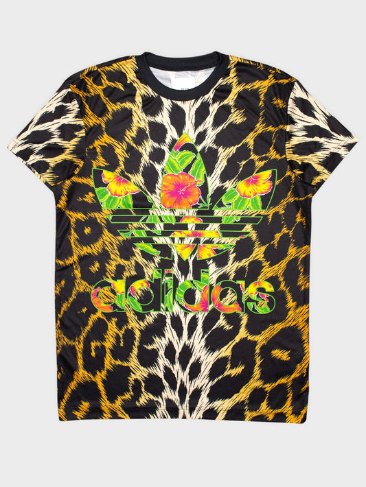 adidas Originals by Jeremy Scott - S/S 2014 - leopard print t-shirt - size M