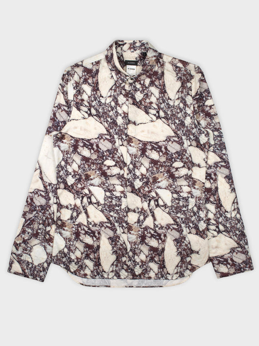 M247090-500 Jil Sander by Raf Simons A/W 2008 marble shirt