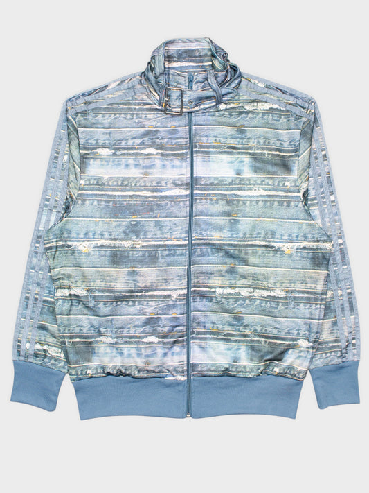adidas Originals by Jeremy Scott - A/W 2014 - Denim Print Track Top - size L