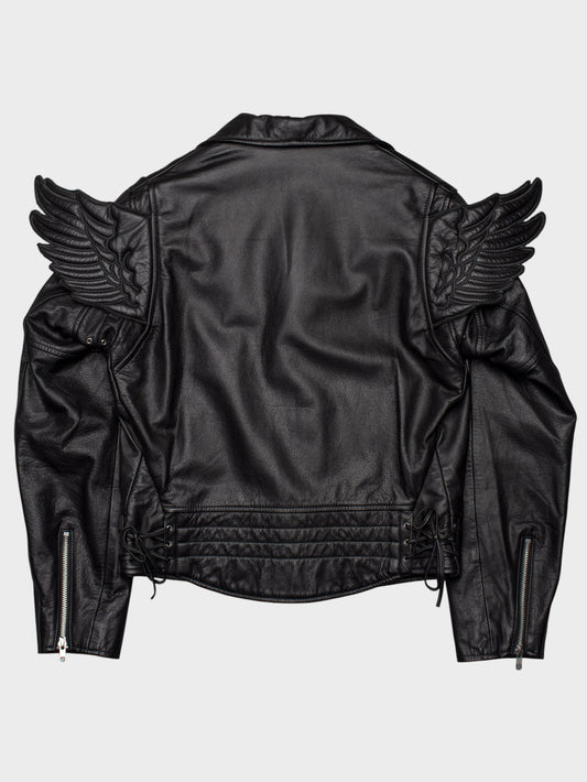 adidas Originals by Jeremy Scott - A/W 2011 - JS Wings Leather Jacket - size M