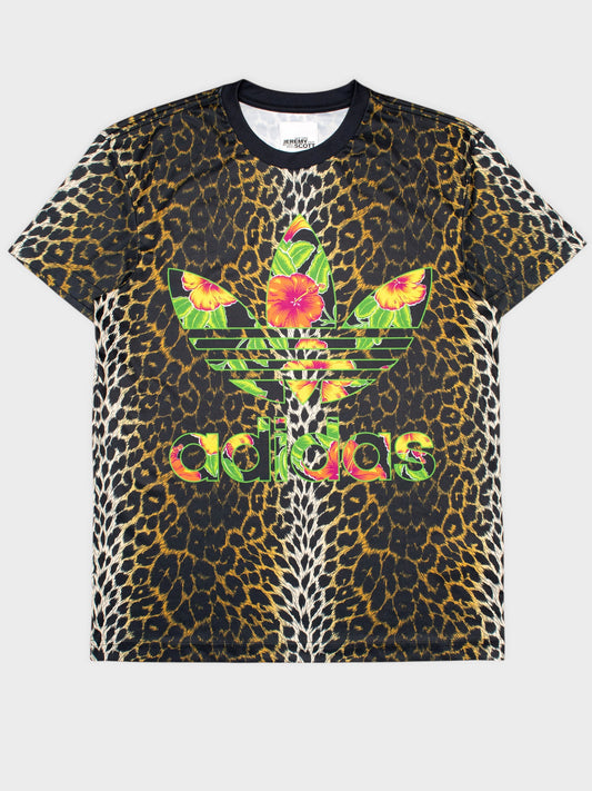 adidas Originals by Jeremy Scott - S/S 2014 - (sample) leopard print t-shirt - size M