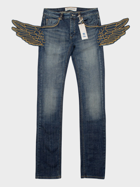 adidas Originals by Jeremy Scott A/W 2011 Wings Cupie JS skinny jeans - size 26