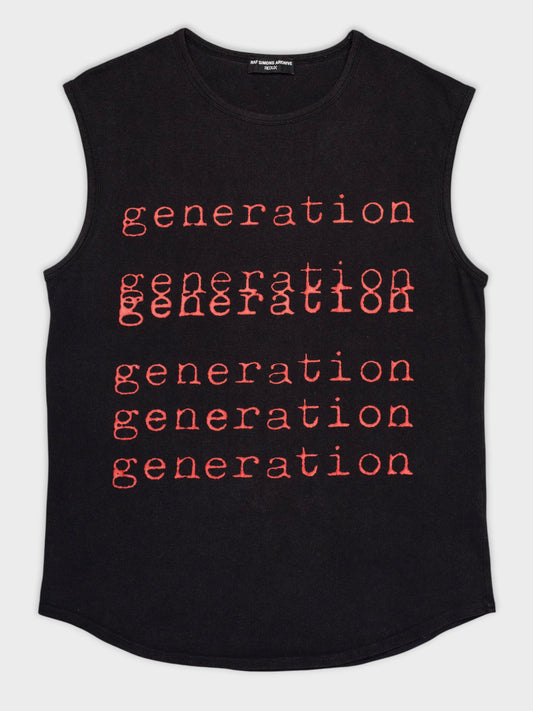 Raf Simons Archive Redux (2021) - SS97 "Generation" tank top