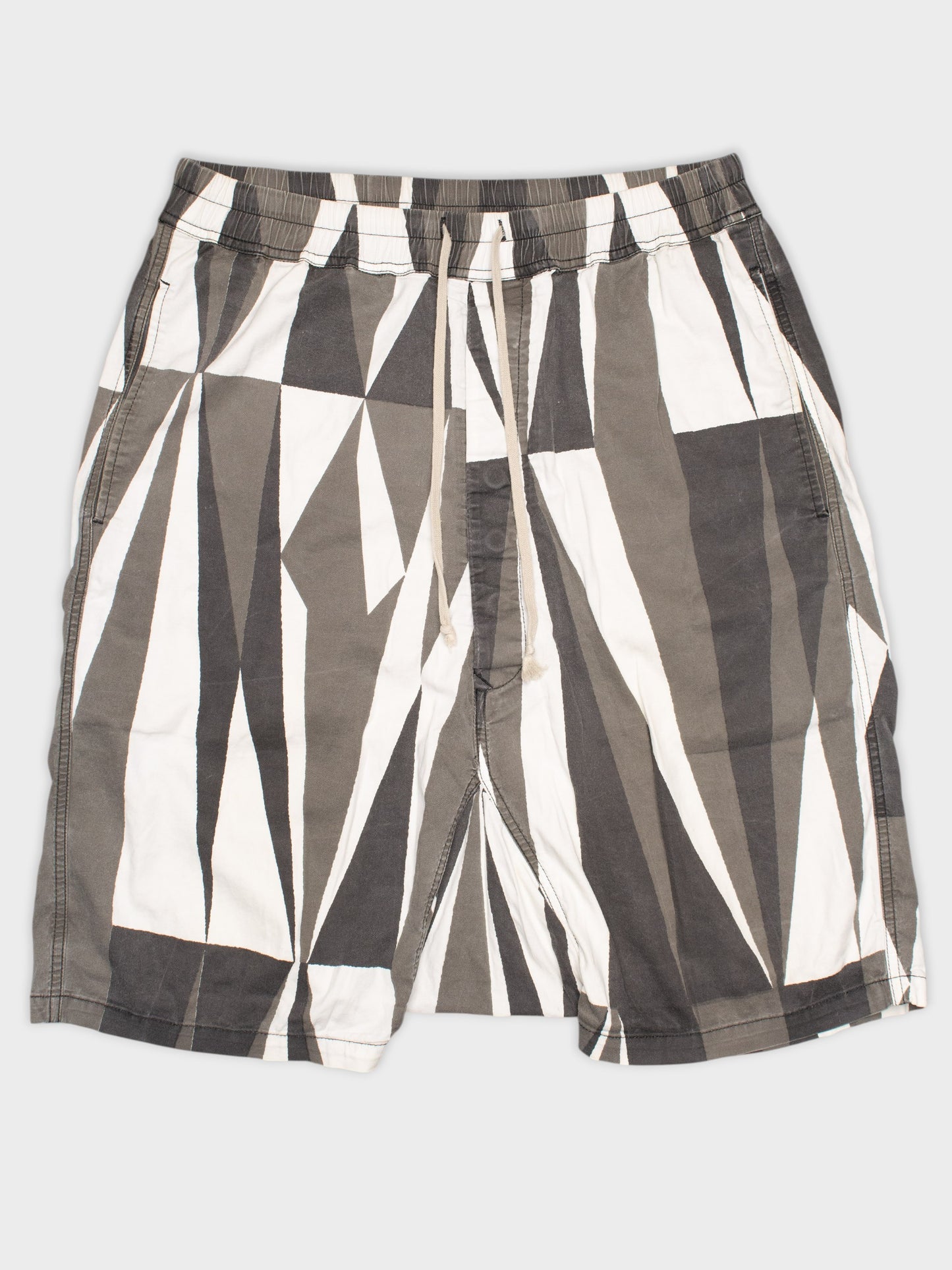 Rick Owens DRKSHDW - S/S 2014 - geometric shorts - men's size M
