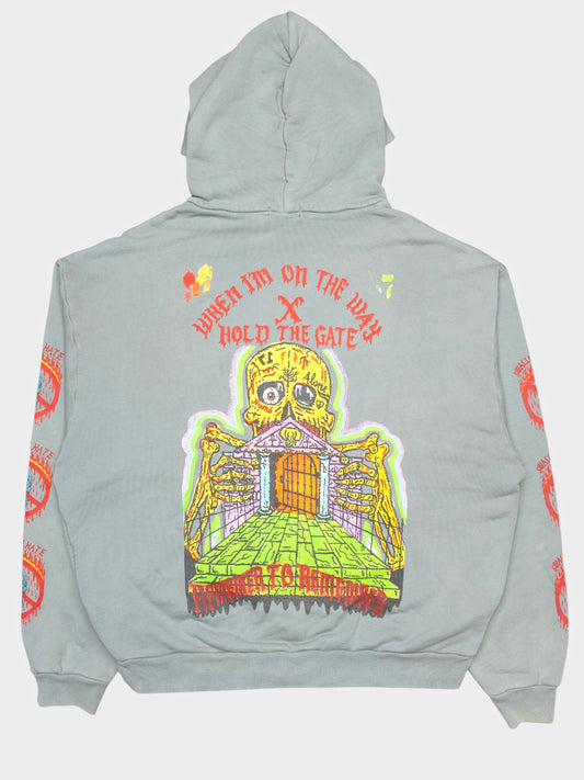 YEEZY Season 6 (2018) - Kanye West X XXXTENTACION hoodie (Glacier) - size M