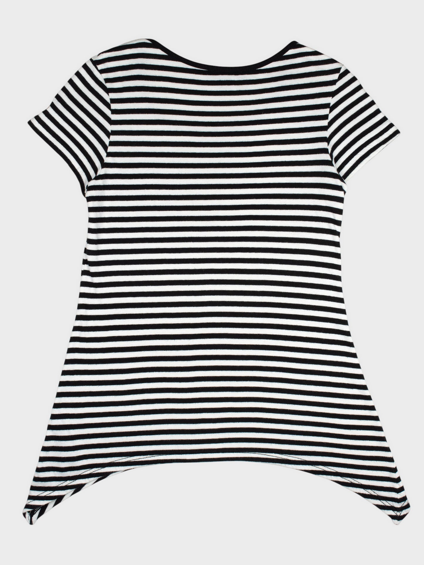 Y-3 - A/W 2012 - french terry striped t-shirt - women's size M