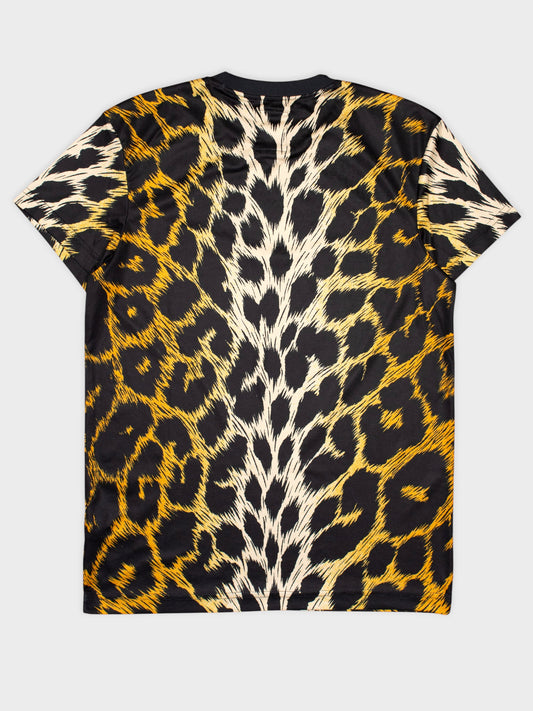 adidas Originals by Jeremy Scott - S/S 2014 - leopard print t-shirt - size M