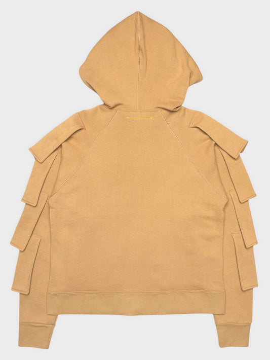 aestheticterrorists by WALTER - 2000s - zip-up hoodie with sleeve applications