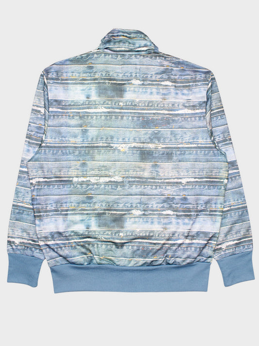adidas Originals by Jeremy Scott - A/W 2014 - Denim Print Track Top - size L