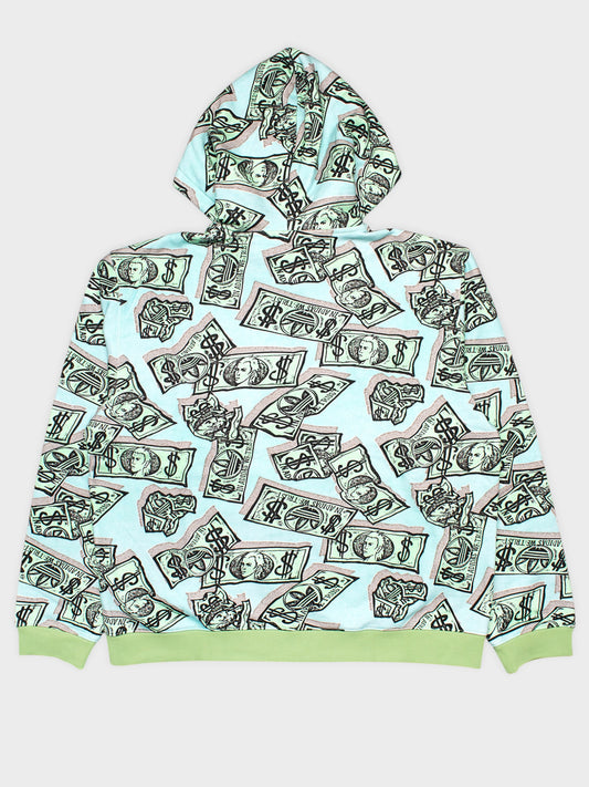 adidas Originals X Jeremy Scott - 2023 - (unreleased sample) Money Print zip hoodie - size M