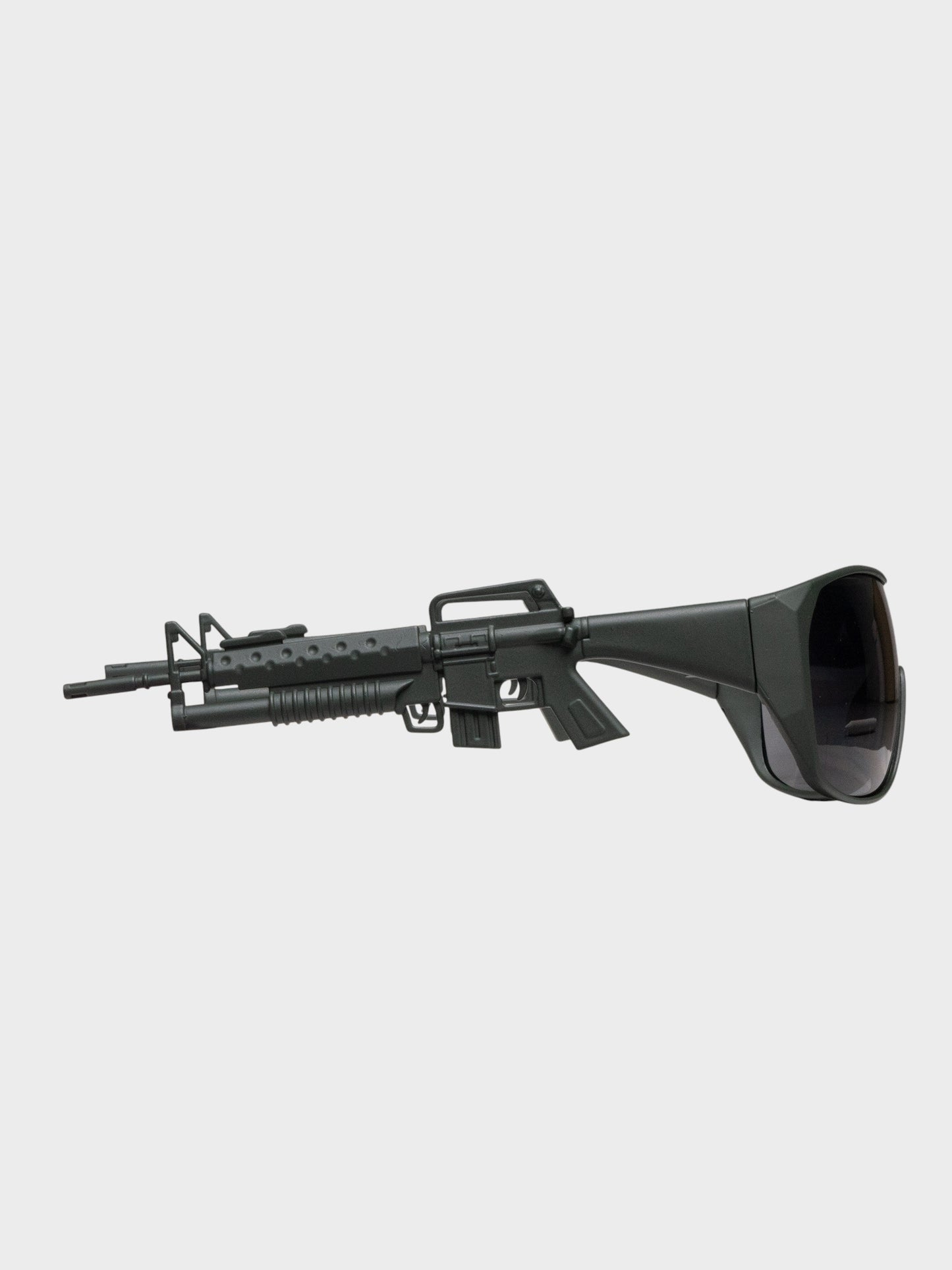 Linda Farrow X Jeremy Scott - S/S 2013 - Army sunglasses (military green)