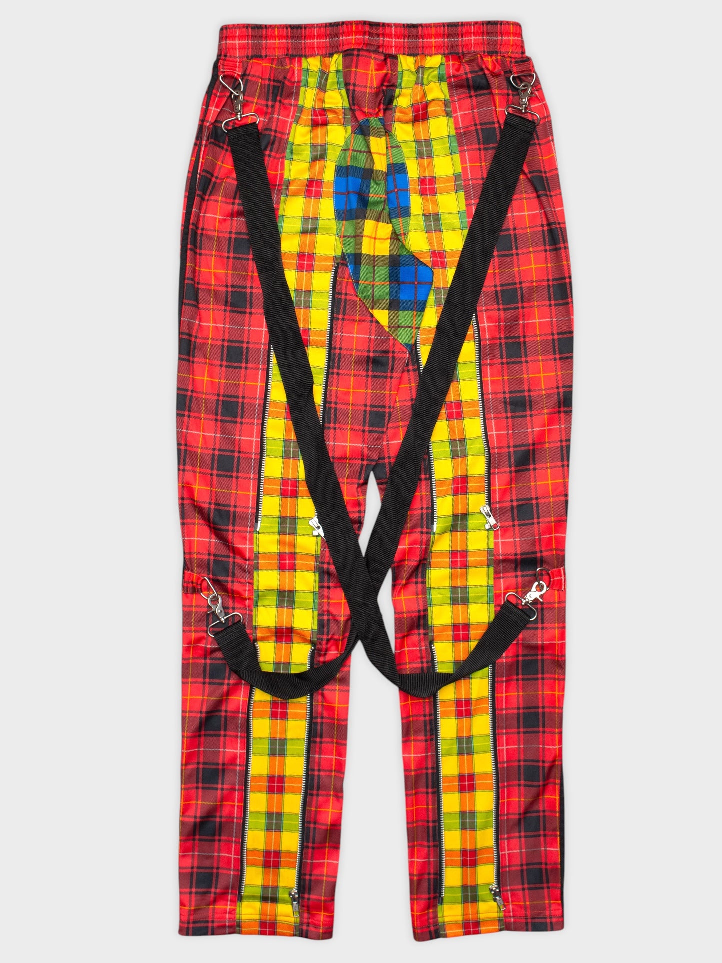 adidas Originals by Jeremy Scott S/S 2013 JS Plaid Bondage Pant - size S