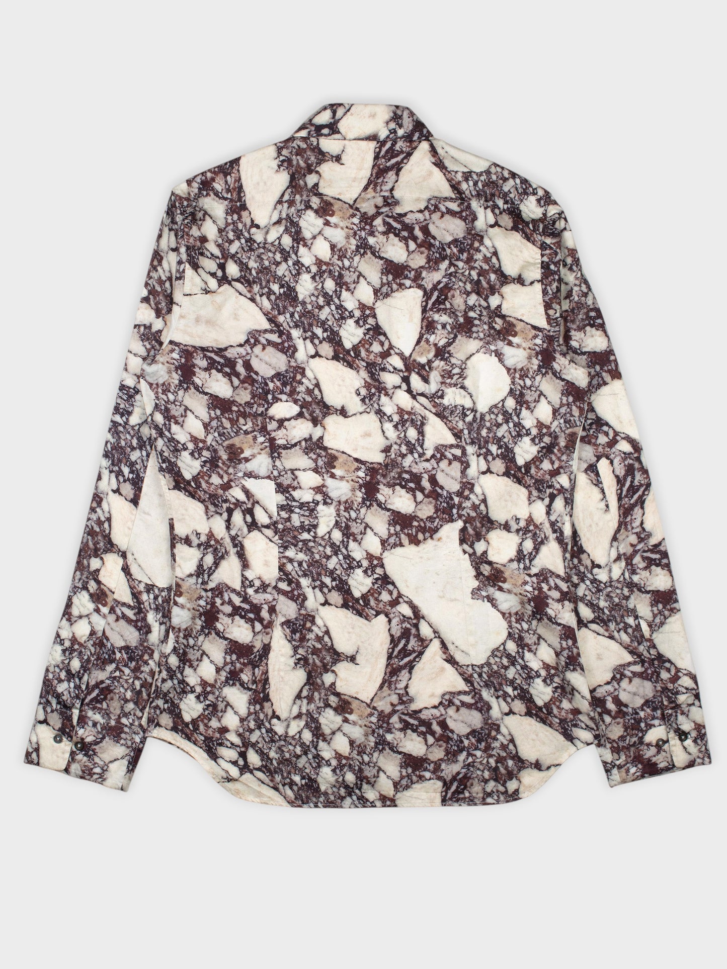 Jil Sander by Raf Simons - A/W 2008 - marble shirt - size 39