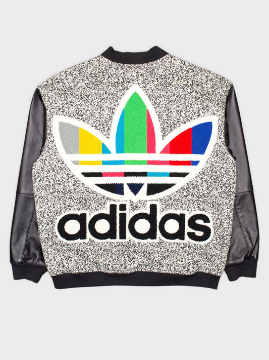 adidas Originals by Jeremy Scott - A/W 2009 - (sample) TV varsity jacket - size M