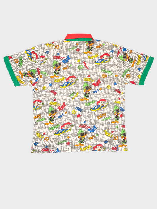 Jean-Charles de Castelbajac - 1990's - Tiny Toons print polo - men's size 52