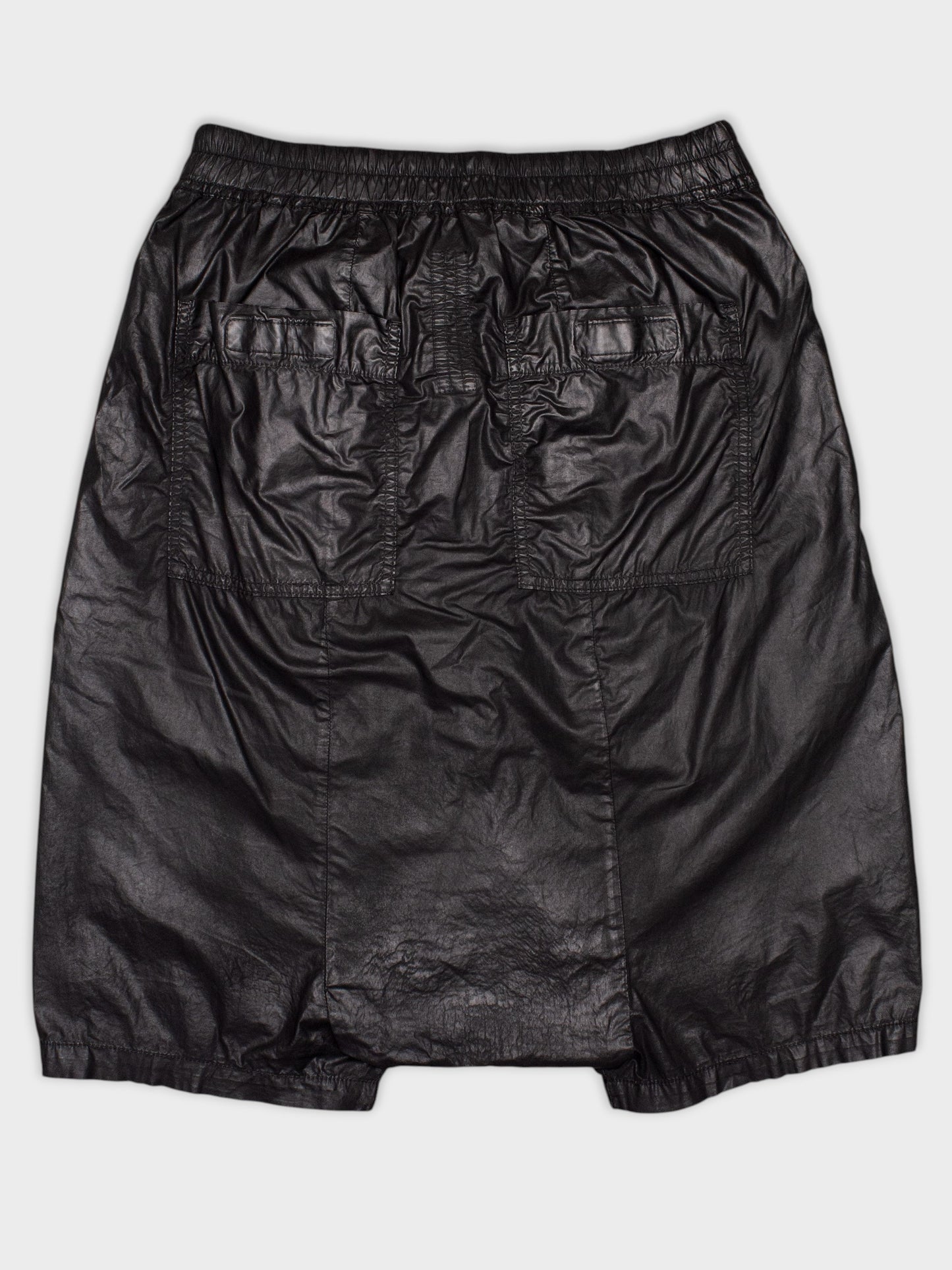 Rick Owens DRKSHDW - waxed cotton shorts - men's size M