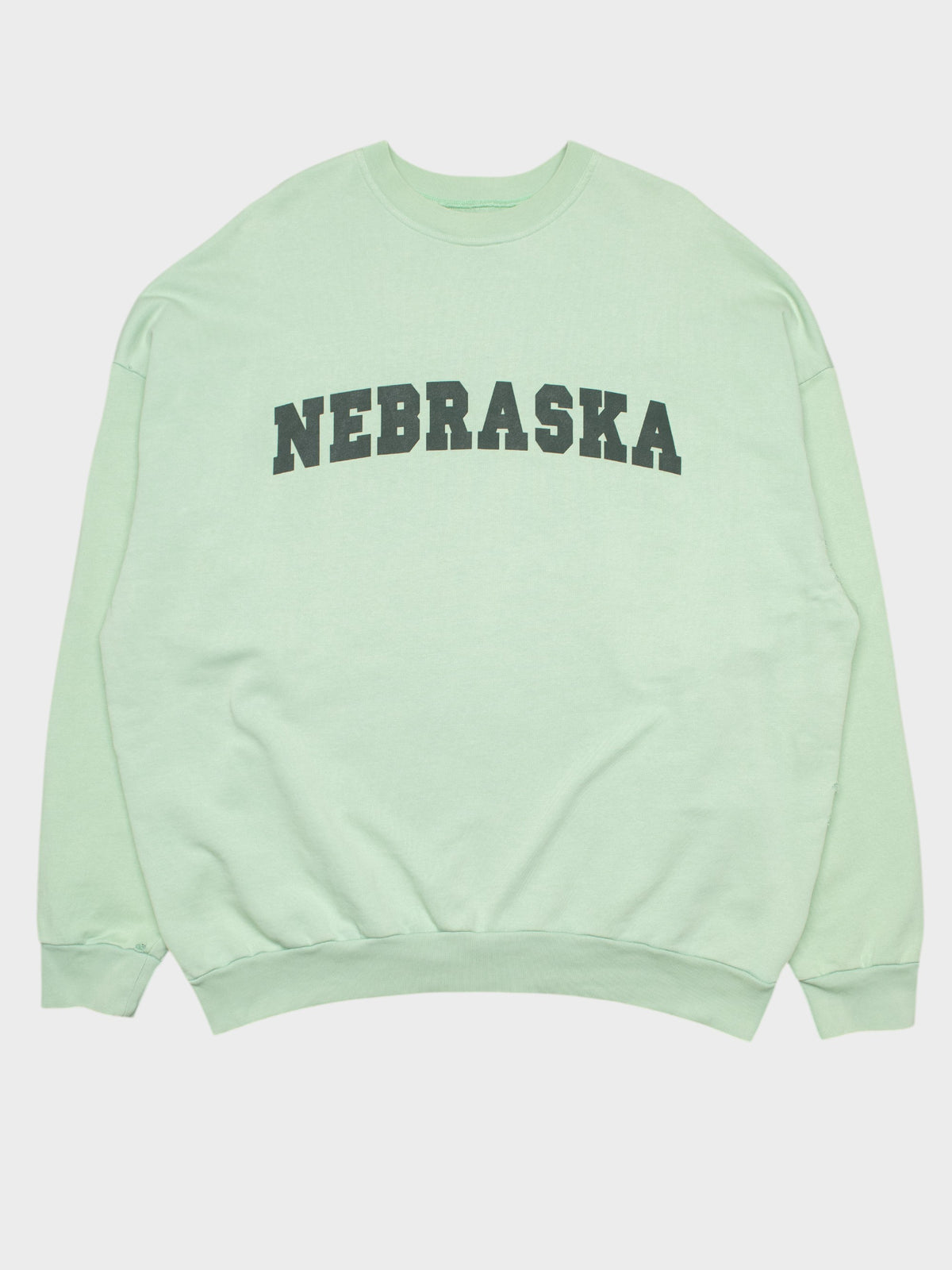 Raf Simons - Archive Redux (2021) - AW02 "Nebraska" oversized distressed crewneck - size 1
