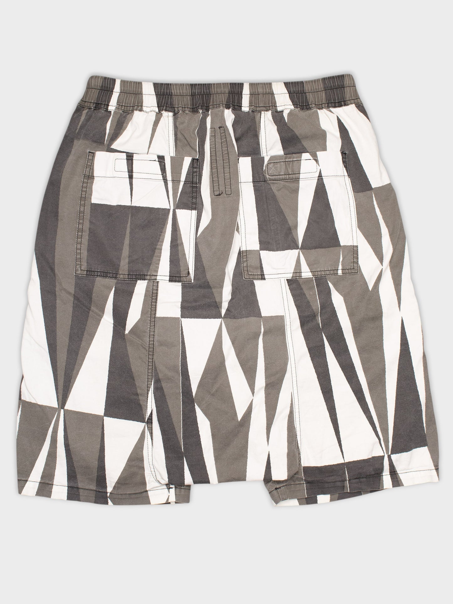 Rick Owens DRKSHDW - S/S 2014 - geometric shorts - men's size M