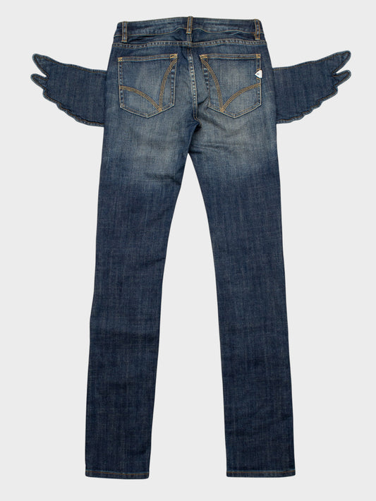adidas Originals by Jeremy Scott A/W 2011 Wings Cupie JS skinny jeans - size 26