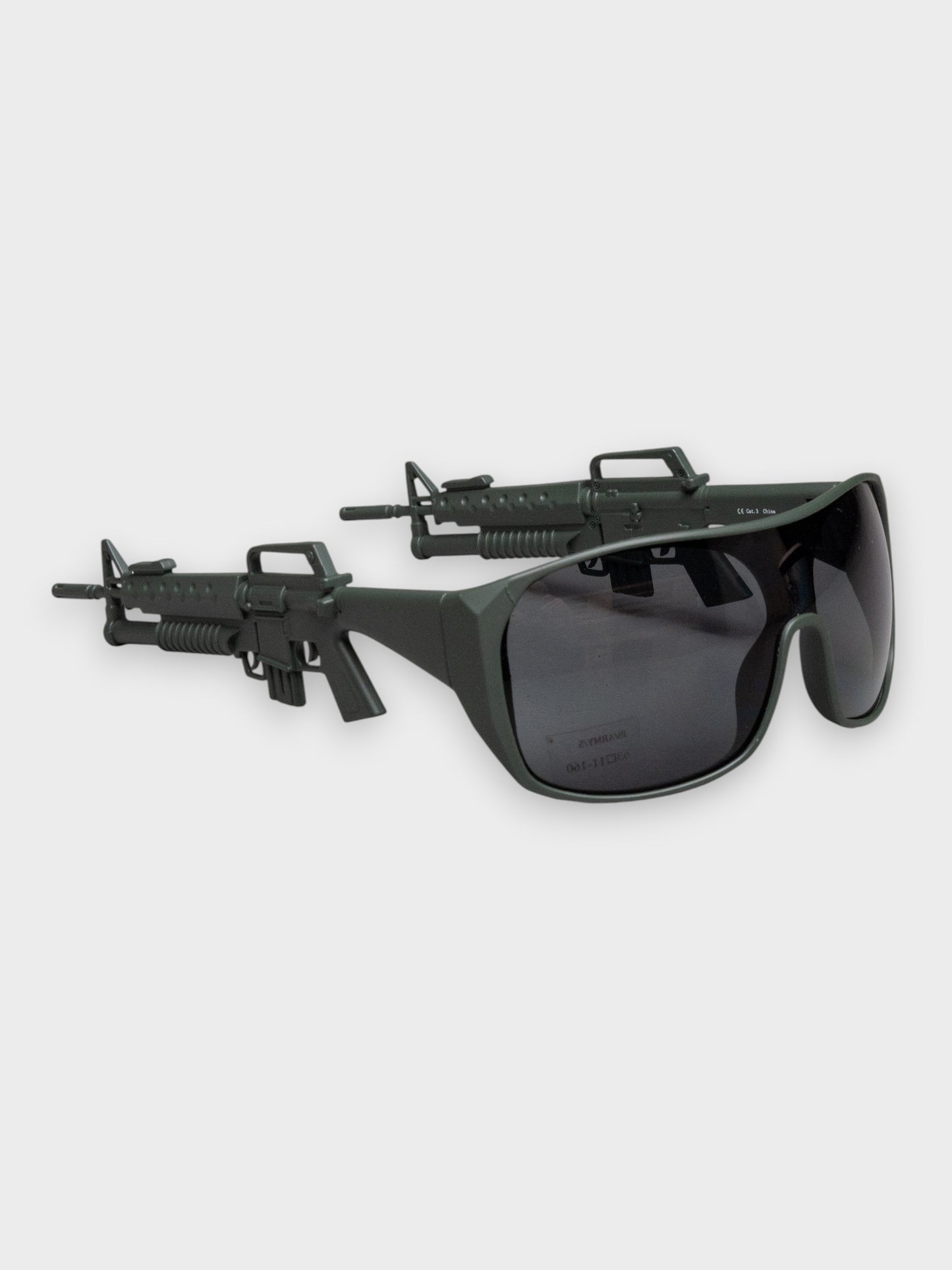 Linda Farrow X Jeremy Scott - S/S 2013 - Army sunglasses (military green)