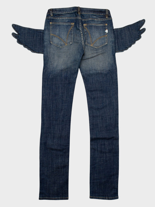 adidas Originals by Jeremy Scott A/W 2011 Wings Cupie JS skinny jeans - size 29