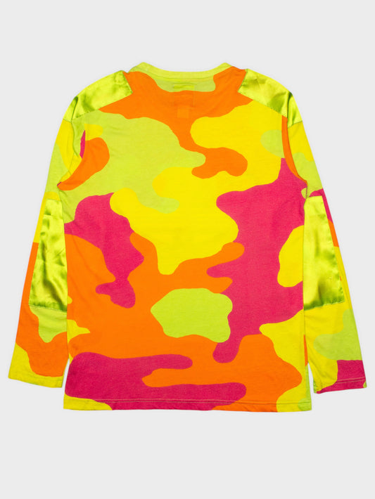 adidas Originals by Jeremy Scott - A/W 2013 - Neon Camo Long Sleeve - size L