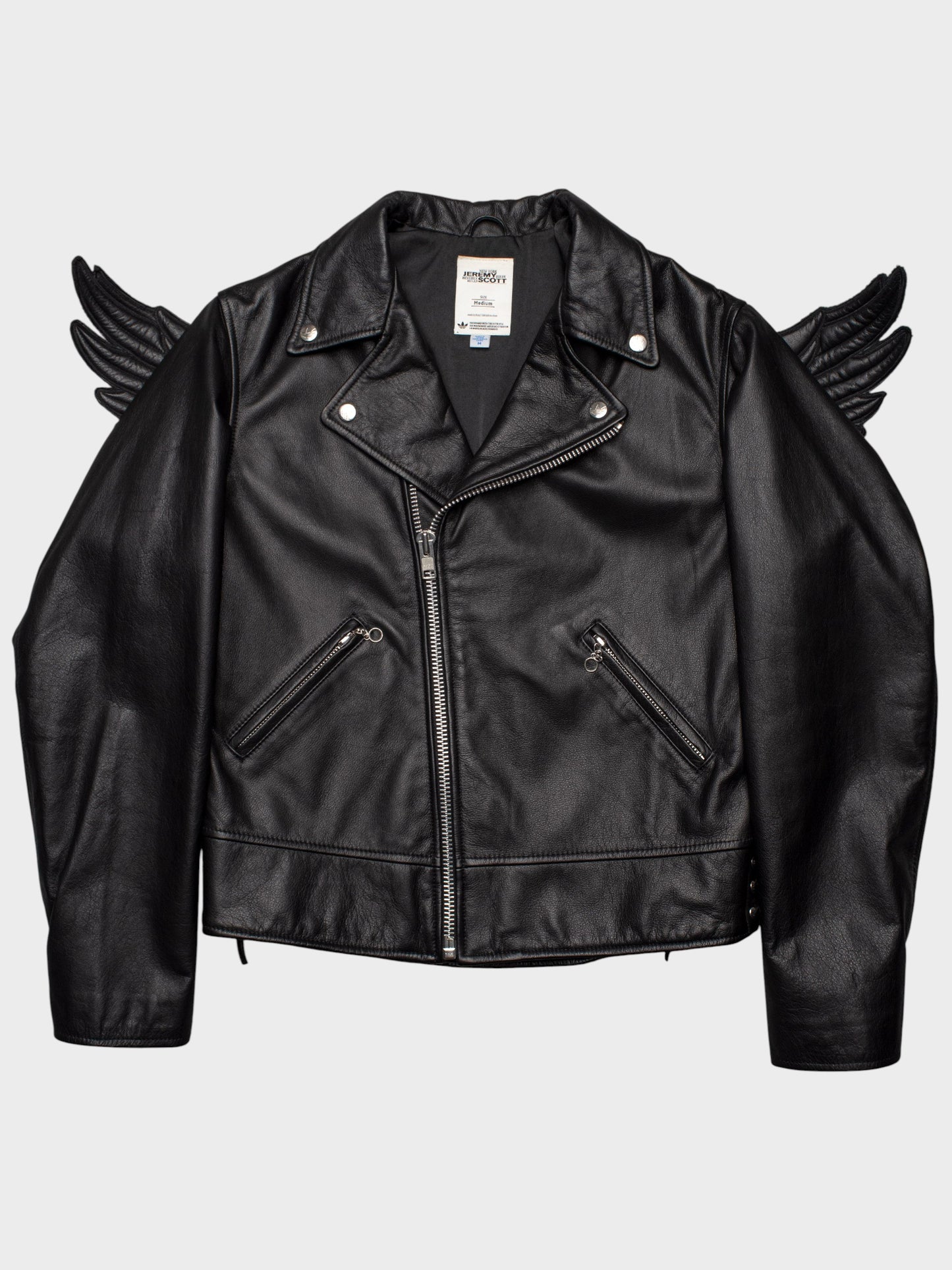 O21147 adidas Originals by Jeremy Scott JS Wings Leather Jacket