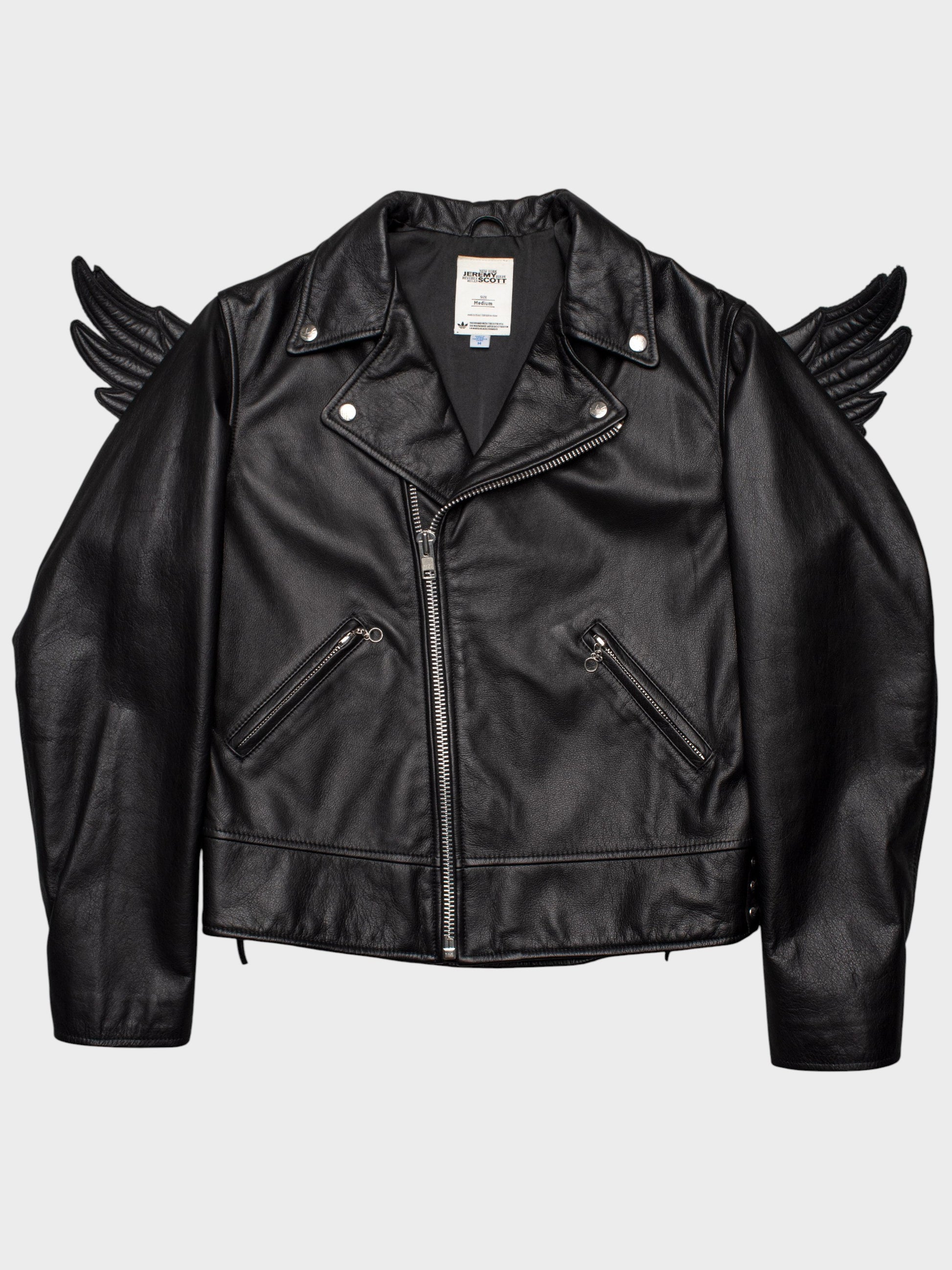 O21147 adidas Originals by Jeremy Scott JS Wings Leather Jacket