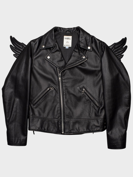 O21147 adidas Originals by Jeremy Scott JS Wings Leather Jacket