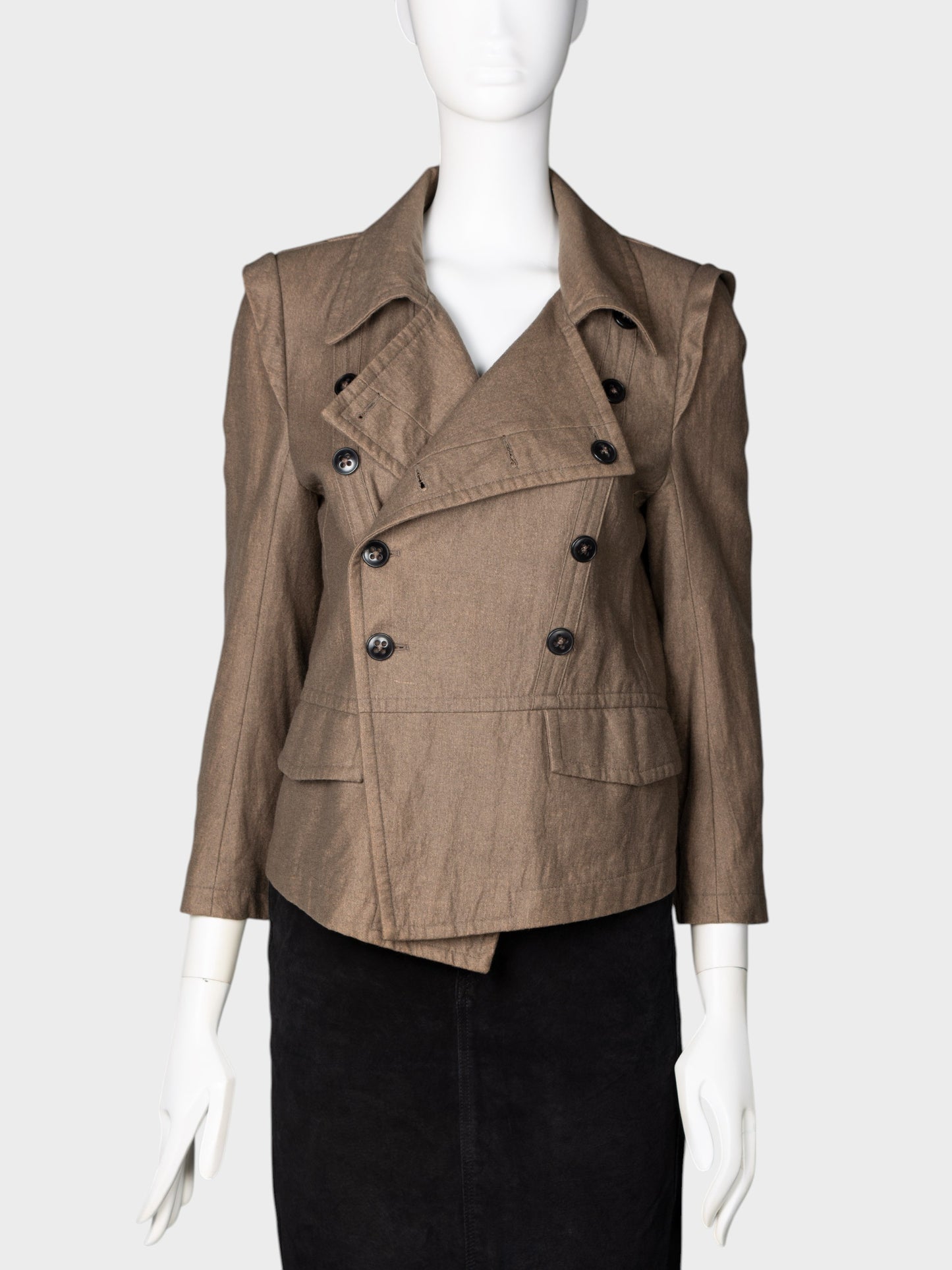 vintage Ann Demeulemeester double breast wool jacket - women's size 40