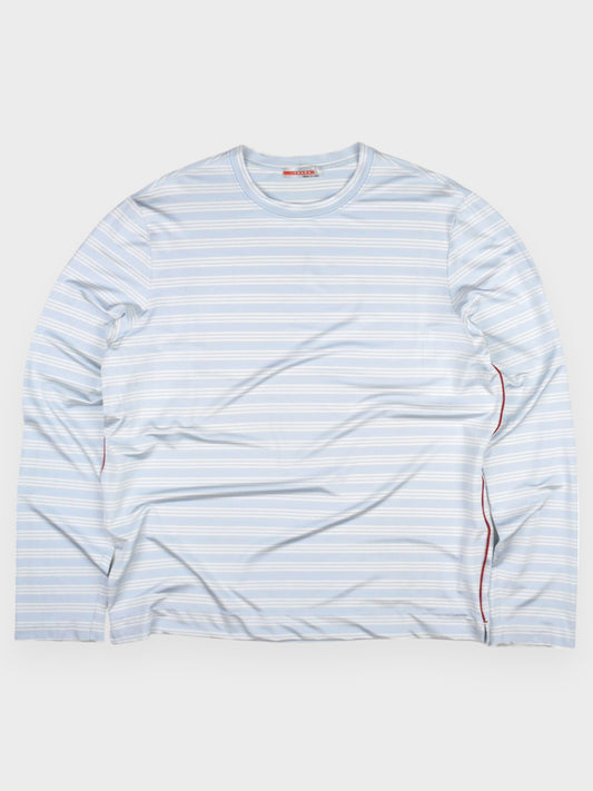 Prada Sport - striped viscose long sleeve - size XXL